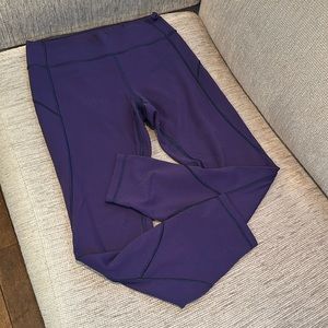 Power thru high-rise lululemon legging deep purple size 10